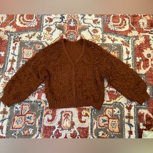 Universal Thread loop textured cardigan sweater